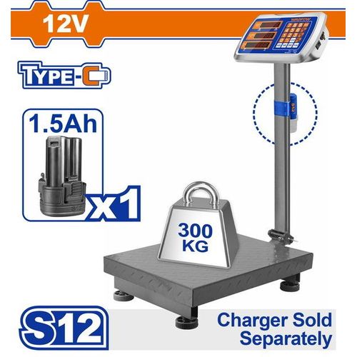 WADFOW WEC1303 - Balance Électronique 300 kg - balance de mesure de produits agricoles et autres