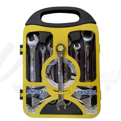 Jeu De Clés À Molette 7 PCS Originales - Argenté