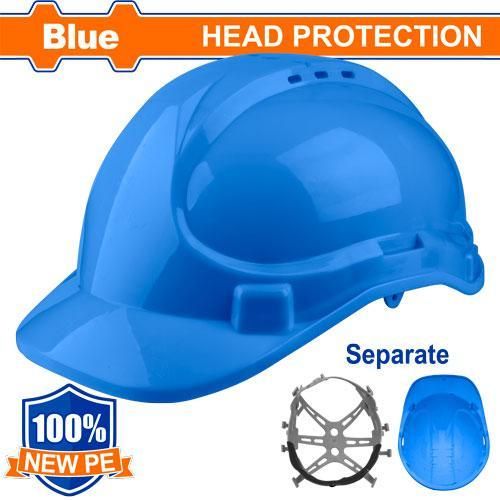 WADFOW WSH1301 - Casque de sécurité de chantier - Bleu