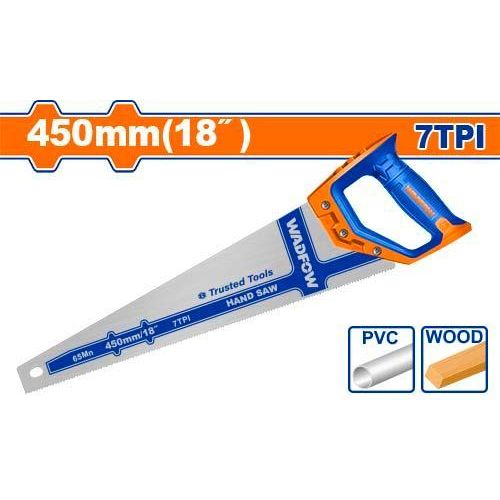WADFOW WHW1118 - Scie égoïne - scie de bois et PVC 18"