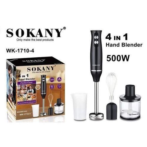 Sokany Mixeur Batteur batteuse - Mixeur Plongeant 4 en 1 - 500W