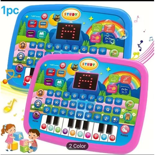 Tablette éducative musicale pour enfants – Apprentissage des lettres, chiffres et sons