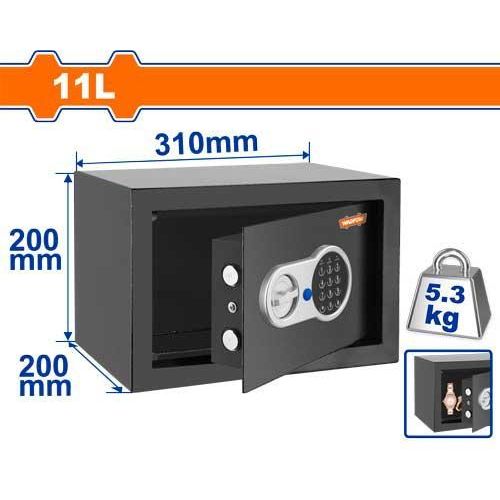 WADFOW WEB1520 Coffre-fort Électronique - 11 litres