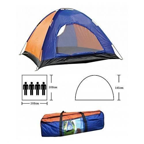 Gn Tentes De Camping 4 PERSONNES Multicolore