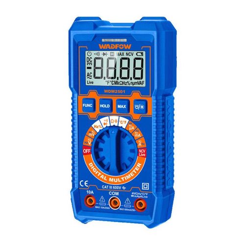 WADFOW WDM2501 - Multimètre Numérique LCD True RMS 6 000 Points
