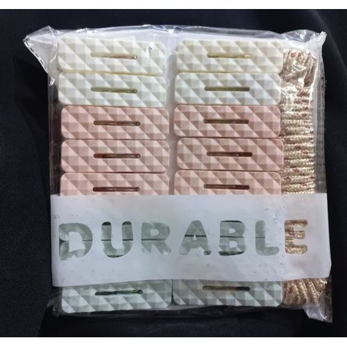 Pince à Linge, Pince à Séchage,Epingle à Linge Avec Corde à Sécher
