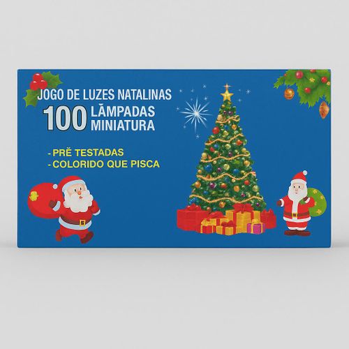 Guirlandes Lumineuses De Noël – 100 lampes miniatures