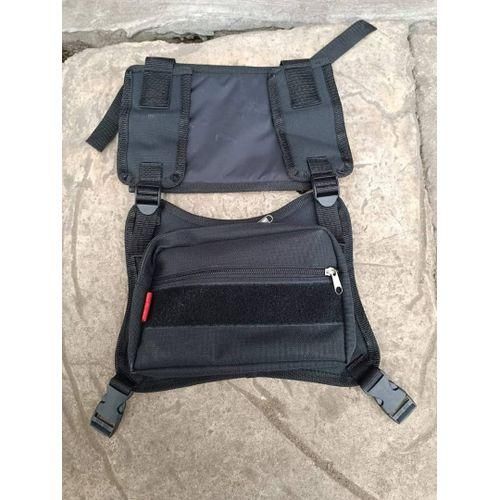 SAC DE POITRINE POUR HOMME MULTIFONCTIONNEL HIP-HOP EN TOILE