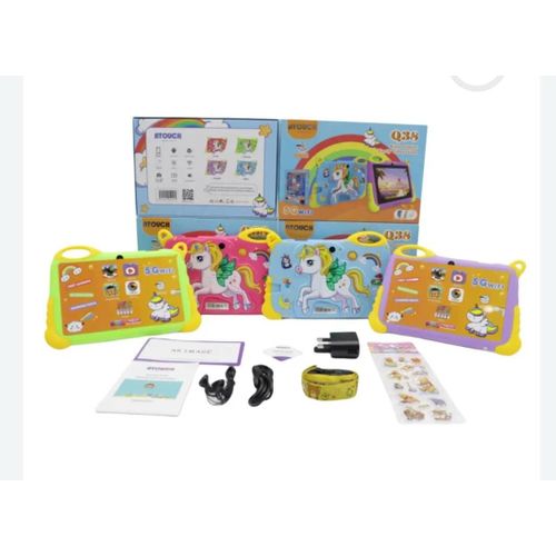 Atouch Tablette Pour Enfant Q38 7 Pouces , 8G Mémoire, 256G Stockage, Wifi