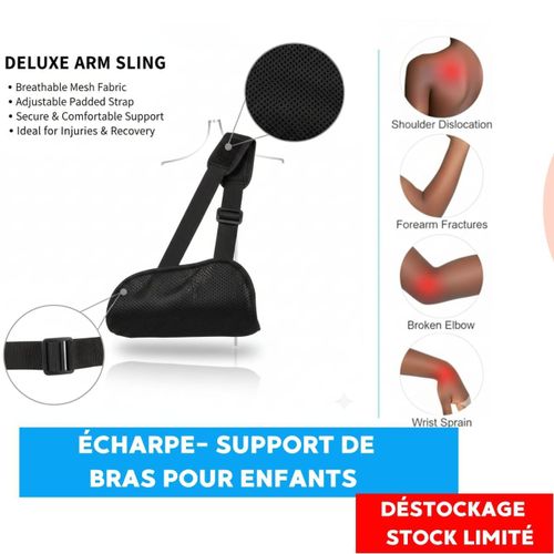 Écharpe Orthopédique de Bras pour Enfants – Soutien Médical Confortable, Ajustable et Résistant
