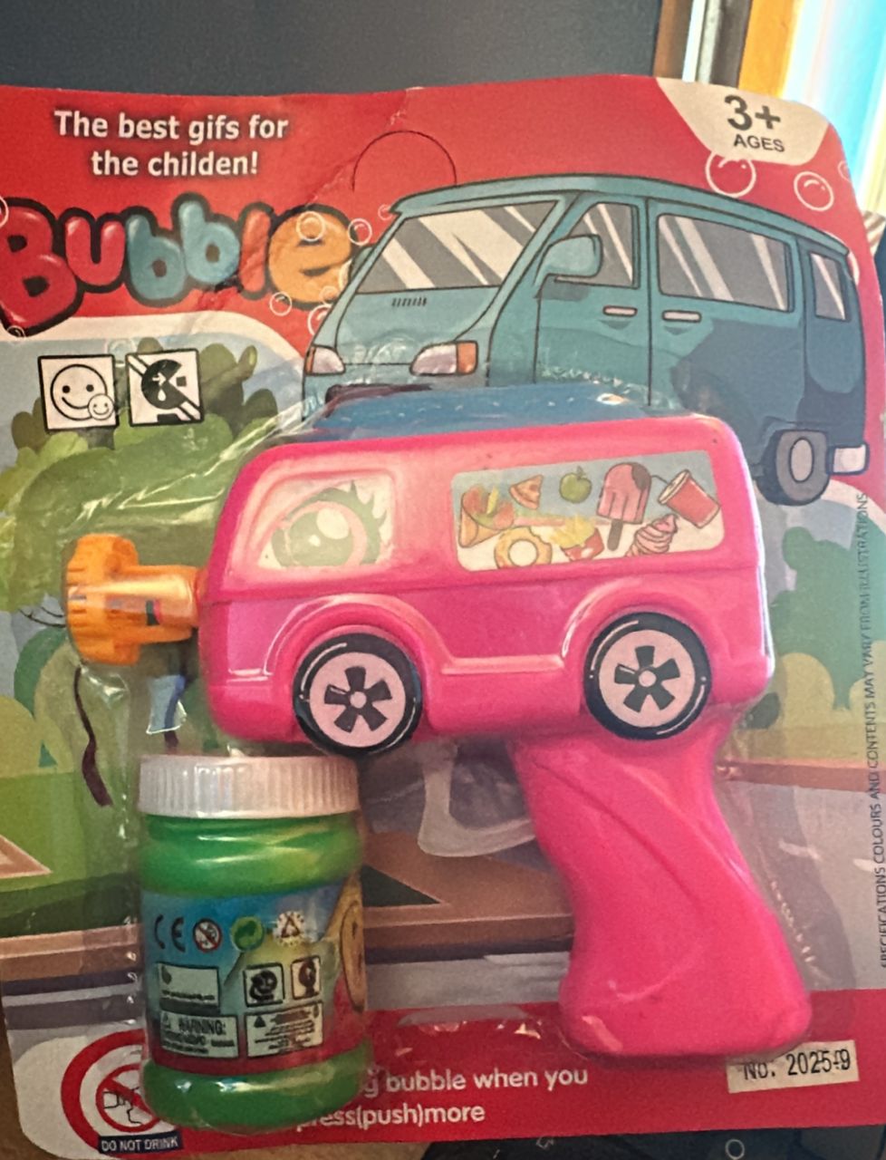 Pistolet à Bulles Électrique Bubble Gun pour enfants / rose